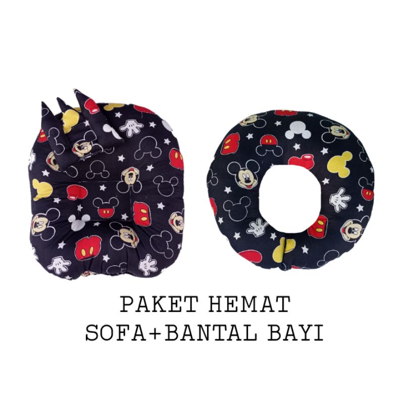 Paket Hemat!!! Sofa Bayi+Bantal Menyusui Bayi