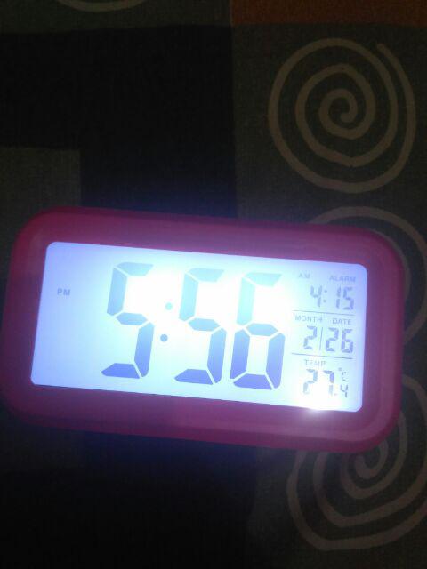 Jam Meja Digital,pengukur Suhu,alarn