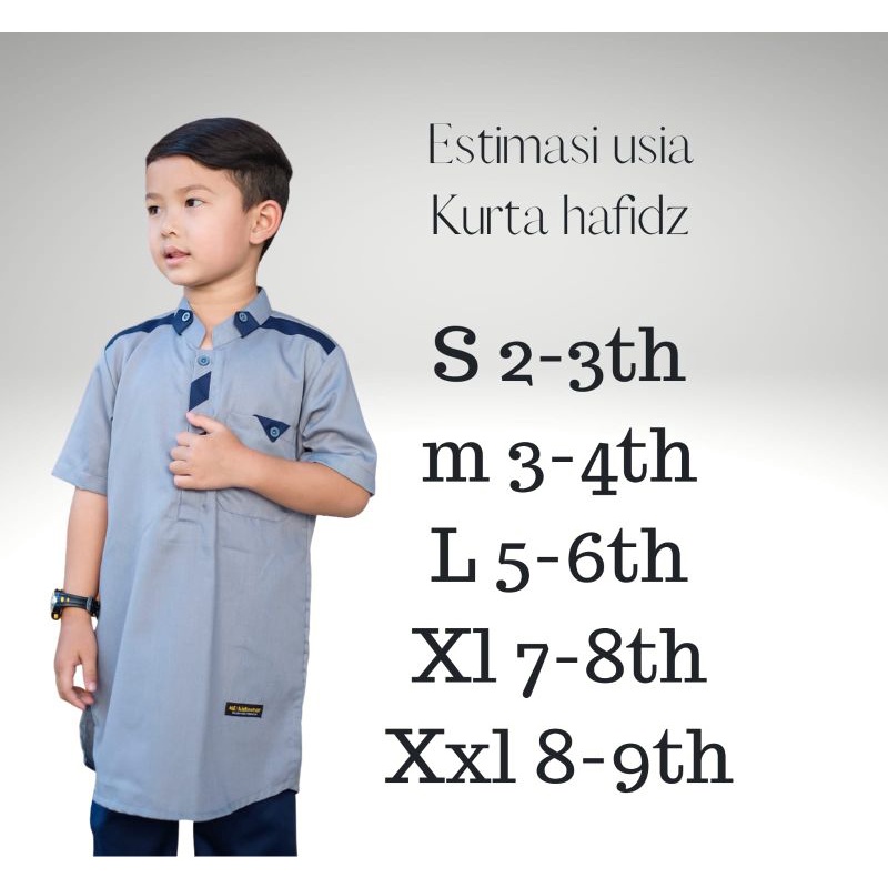 Setelan Kurta Hafiz (Original By MD Kidswear) Koko Lengan Pendek