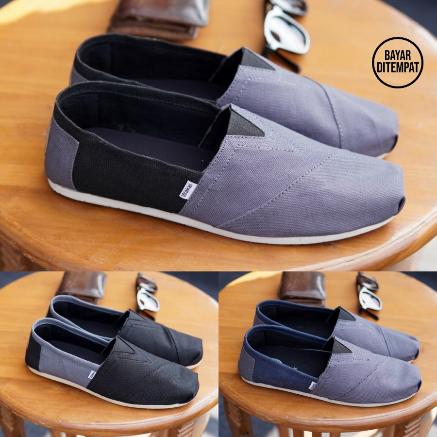 PROMO!!! SEPATU WAKAI PRIA SANTAI/SEPATU KASUAL/SEPATU SLIP ON /SEPATU MURAH