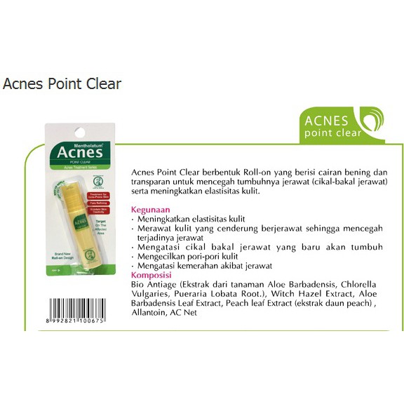 ❤ BELIA ❤ Acnes Point Clear 9ml