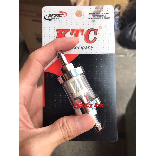 Saringan Filter Bensin Kaca KTC Racing Original Motor Karburator Rxk Rxs Vixion Ninja 250 Ninja R/RR Byson Supra Beat Karbu Mio Sporty Jup Z/MX Mx King DLL Universal