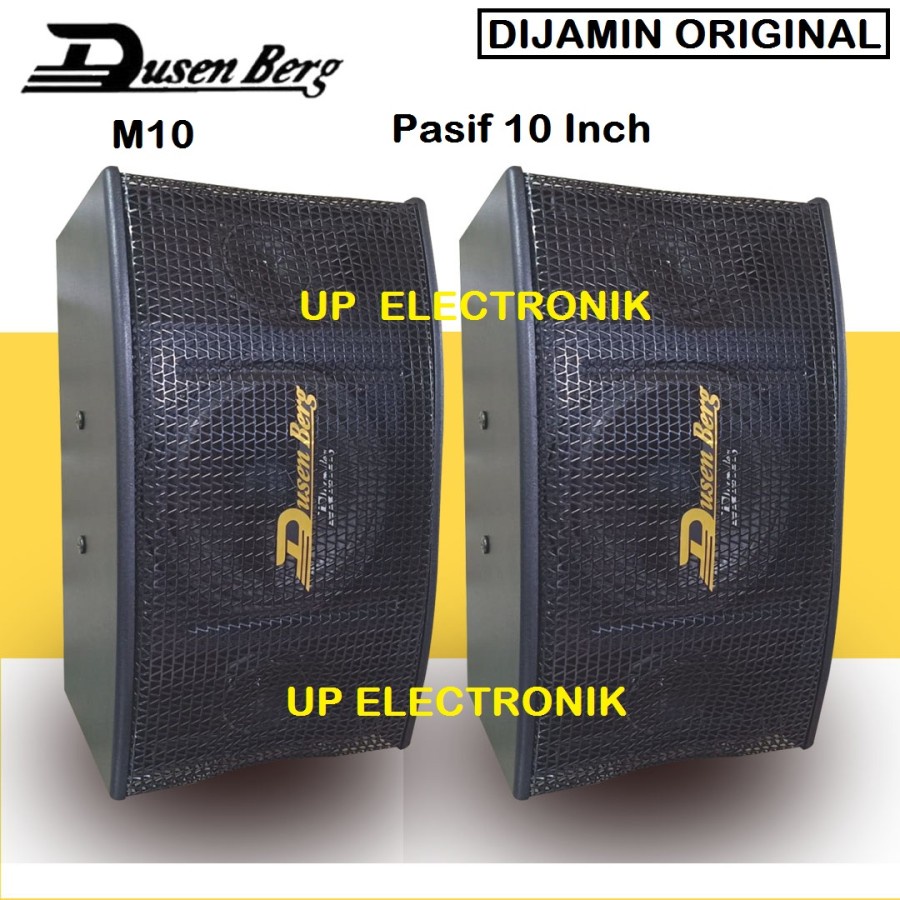 Speaker Karoeke Pasif 10 Inch Dusenberg M10 Sepasang Original