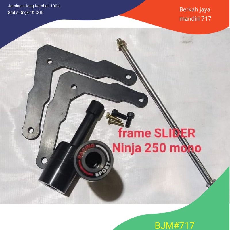 Jual FRAME SLIDER NINJA 250RR MONO/SL MODEL AGNA Shopee Indonesia