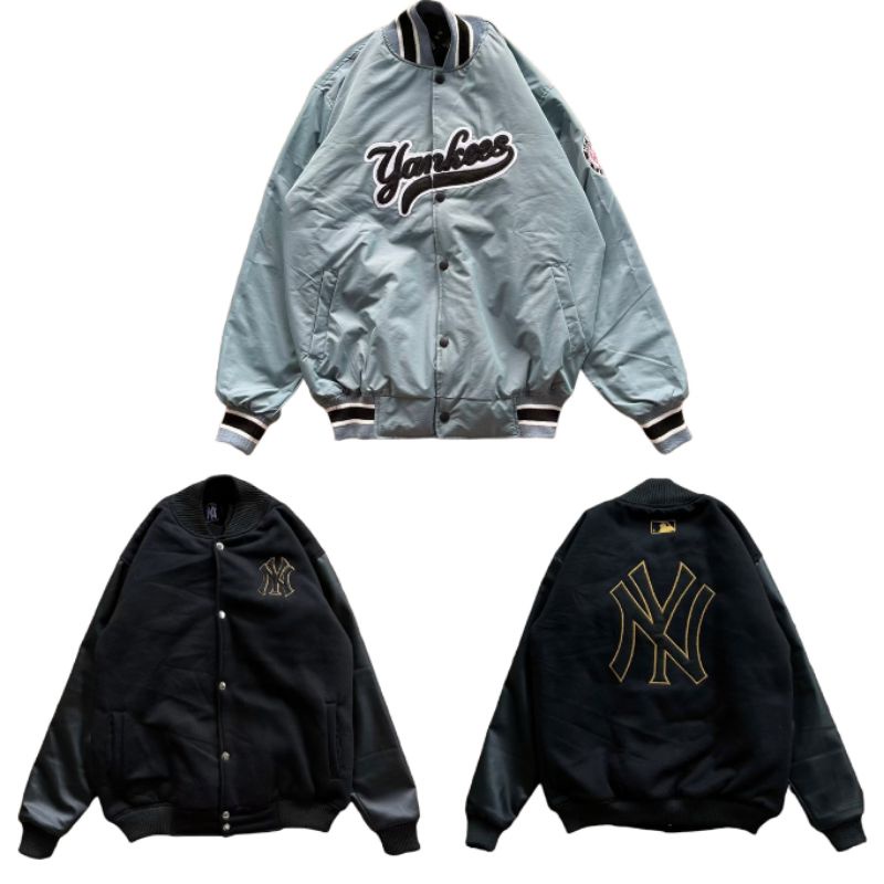 Jaket Varsity New York Yankees Hitam Tosca