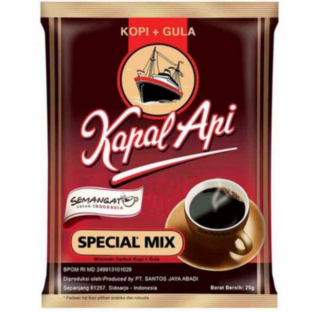 

Kopi kapal api special mix sachet