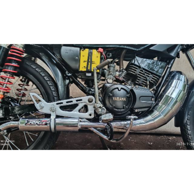 Knalpot RX-KING lobster silinser full chrome super garing RKJ Racing