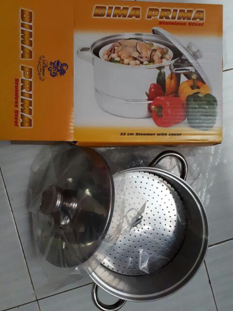 Bima Panci Serbaguna 22 Cm Prima  / Steamer Stainless