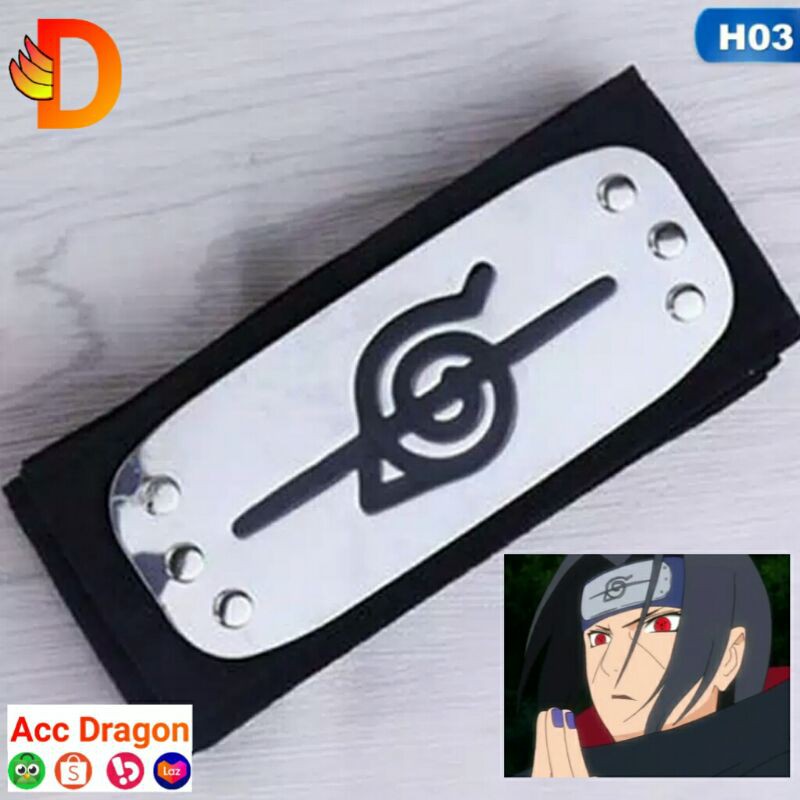 Headband ikat kepala konohagakure akatsuki Itachi