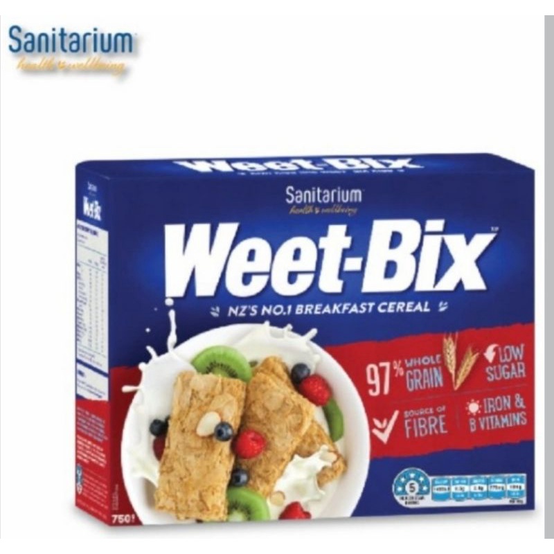 

Sanitarium Weetbix Weet-Bix 375g Original Breakfast Cereal Sereal Import Australia