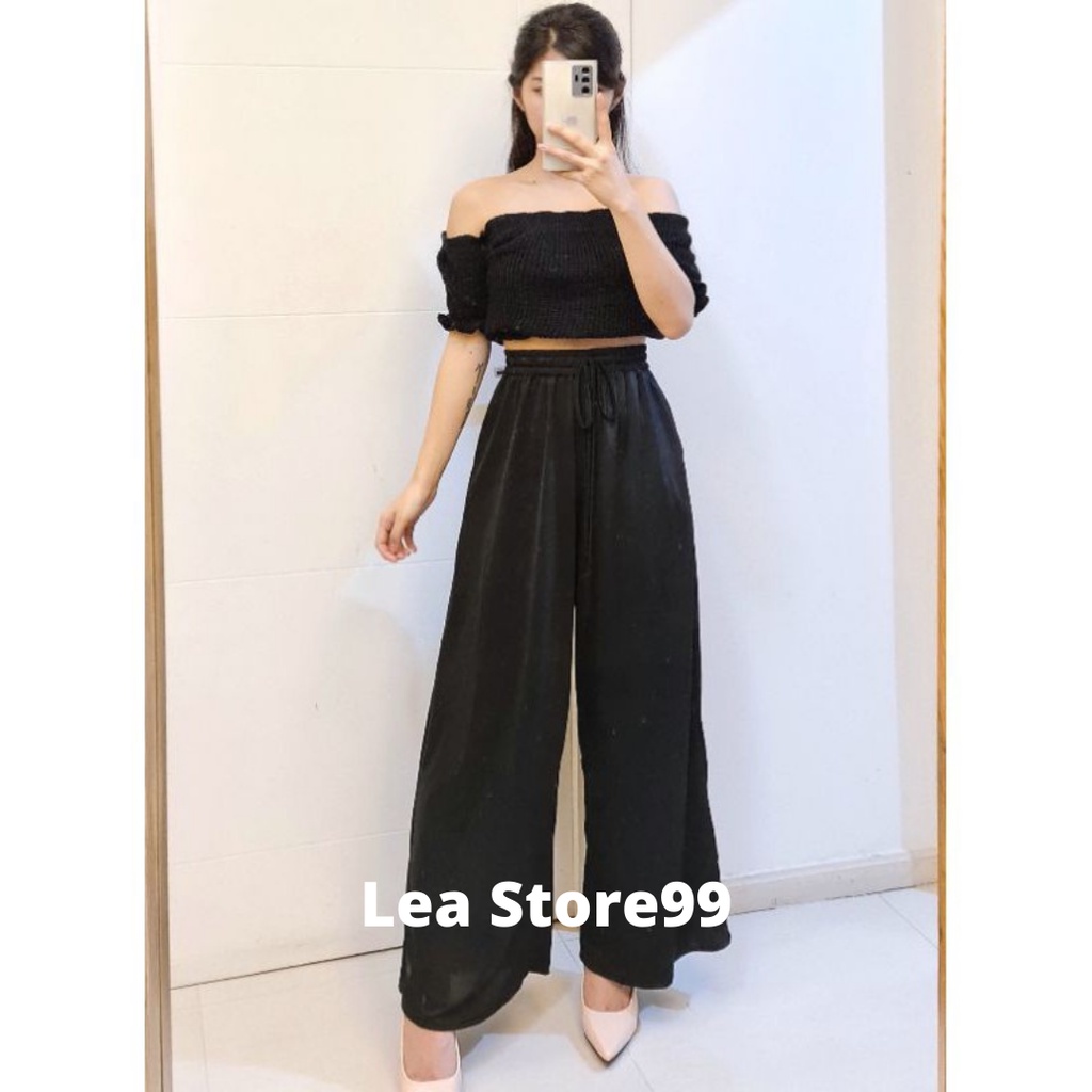 PROMO CELANA PANJANG KULOT UNIQLO VARIASI TALI MURAH TERBARU  | CELANA KULOT UNIQLO JUMBO TALI DEPAN