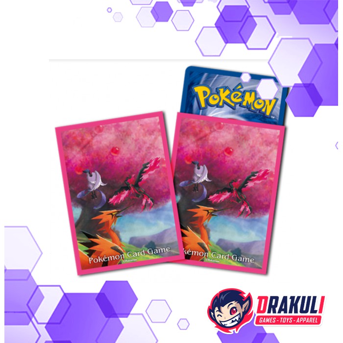 TCG Pokemon Deck Shield Sleeve - Three Legendary Bird