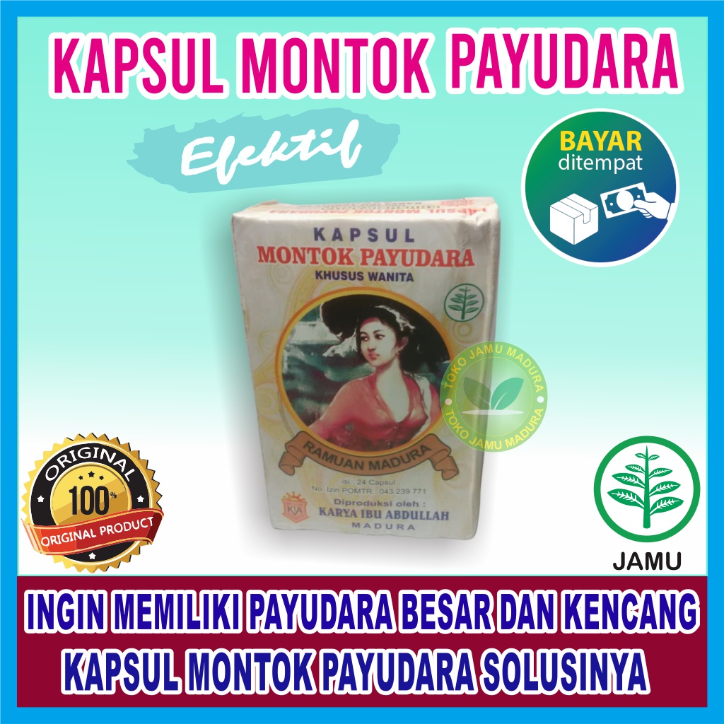 KAPSUL PEMBESAR DAN PENGENCANG PAYUDARA TERBAIK OBAT HERBAL PEMBESAR PAYUDARA ALAMI RAMUAN MADURA JA