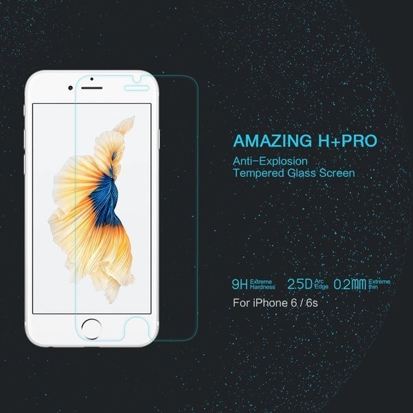 Tempered Glass H Plus Pro Apple iPhone 6 or 6S Amazing Original