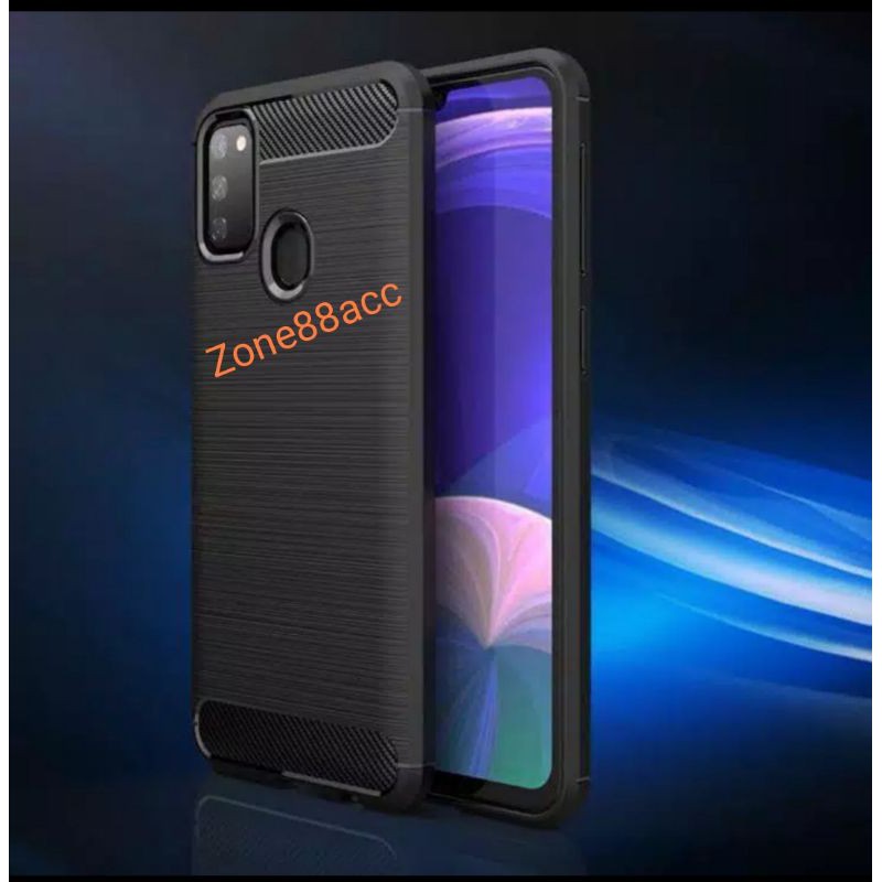 SAMSUNG M30S SAMSUNG M21 Silicon Case Softcase iPAKY Carbon Casing Cover TPU