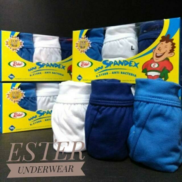 CD Anak Laki-Laki RIDER ANTI BACTERIA 210BB KIDS ISI 3