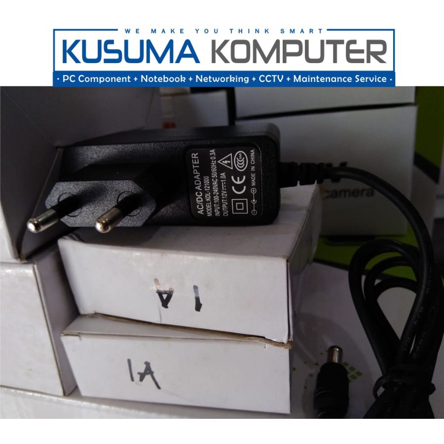 New Promo Adaptor KDL-121000 AC/DC 12V DC 1A