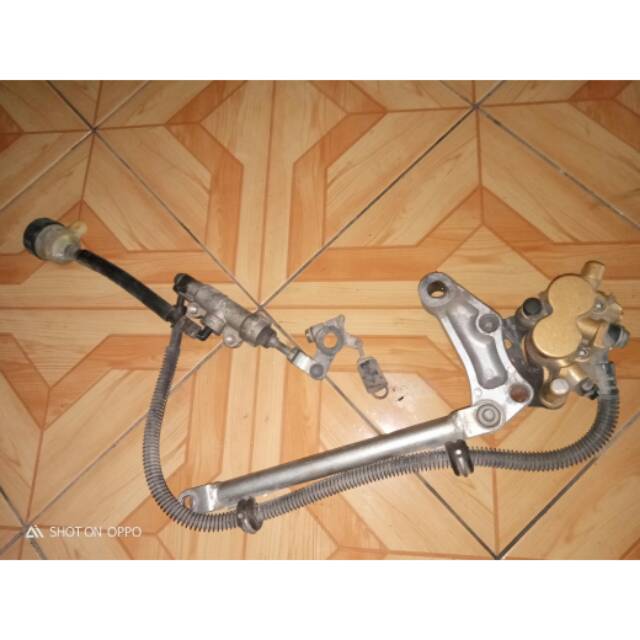 Tromol Costum  ninja RR Ori set Rem blkang Ninja R