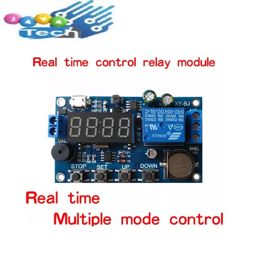 Digital Relay Timer Real Time Clock 24 Jam 5 Mode Waktu