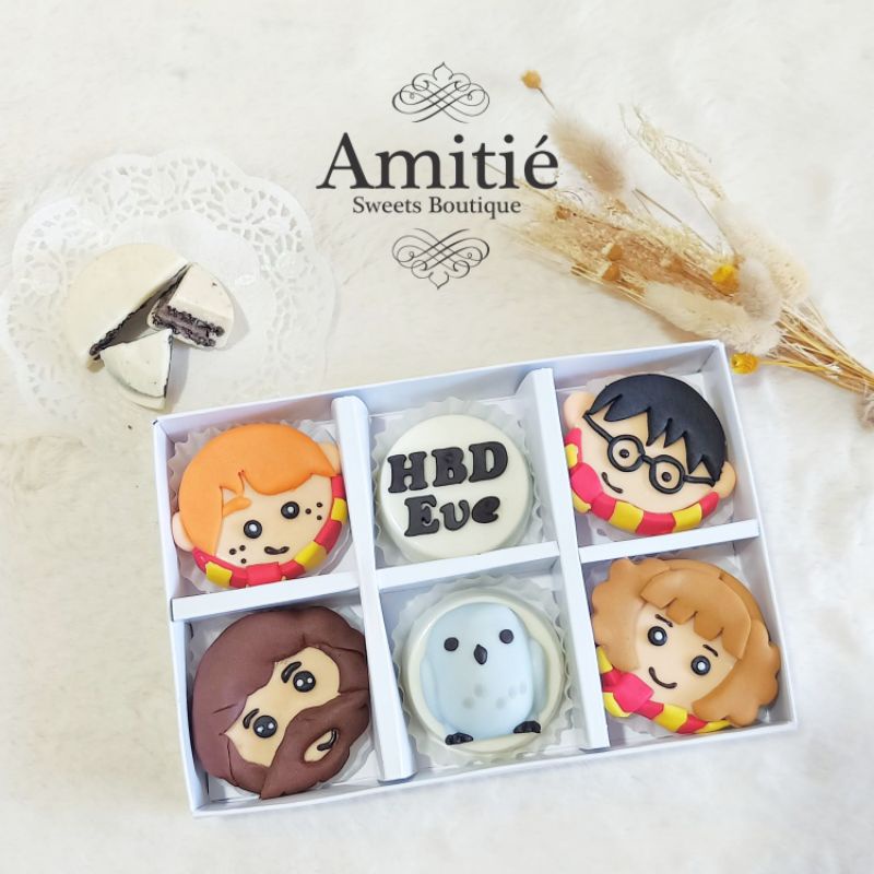

Coklat Oreo Harry Potter HBD - 1 Box isi 6 / Coklat Karakter / Birthday Gift / Hadiah Ulang Tahun