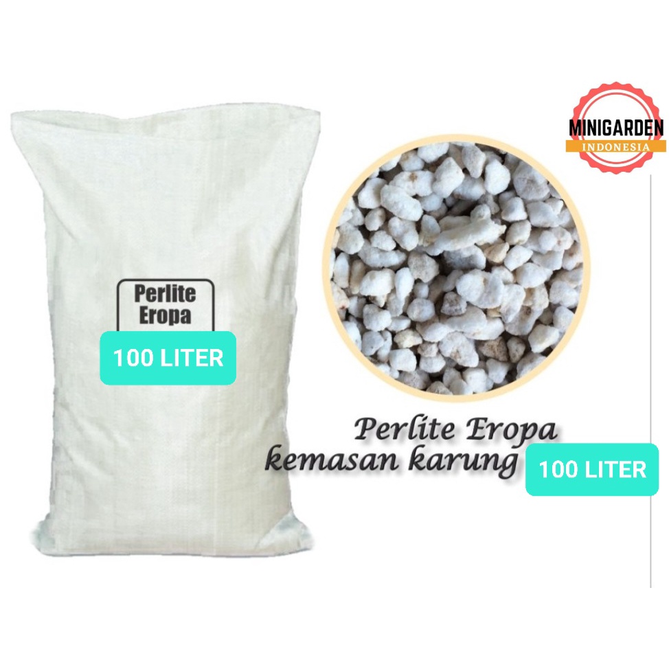 PERLITE ZAK 100 LITER KHUSUS GOJEK GRAB INSTANT media tanam hidroponik alas kandang reptil