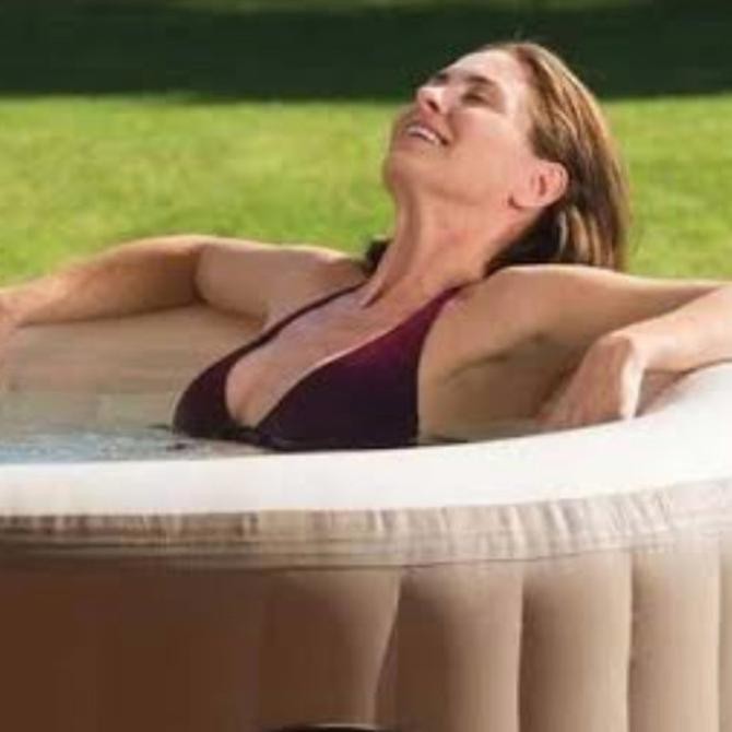 Bathtub Inflatable Spa Dewasa Kolam Rendam Air Panas Portable