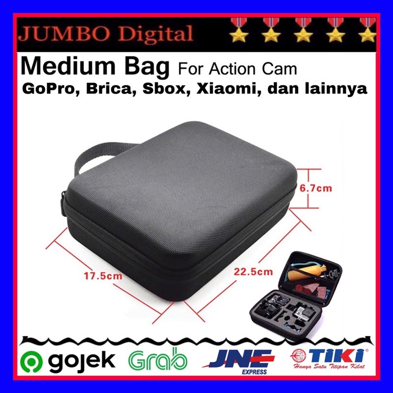 HARDCASE ACTION CAM GOPRO BRICA SBOX XIAOMI TAS CASE ACTION CAM MEDIUM