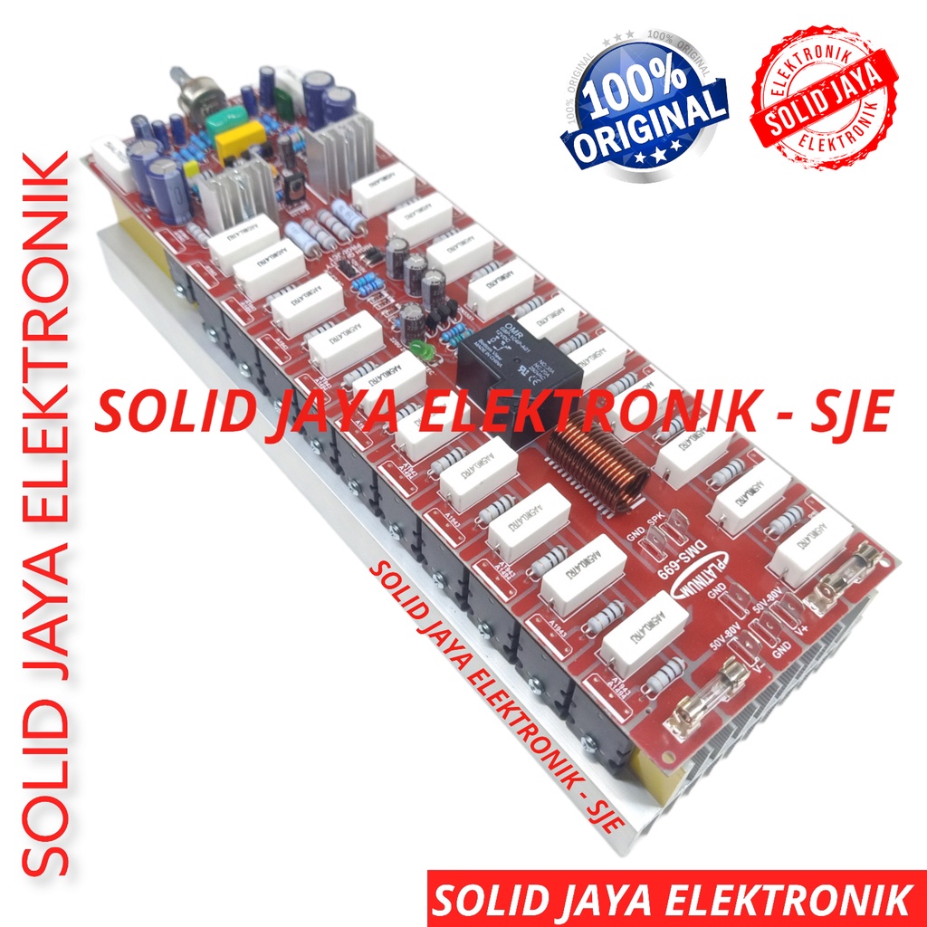 KIT POWER SOCL TEF SYSTEM 1500W DMS699 PLUS TR FINAL TOSHIBA ASLI MONO DMS699 DMS-699 PLUS SPEAKER PROTEKTOR SUPER OCL 1500 WATT W  TR FINAL 10 SET 2SA1949 2SC5200 PROTEK A1949 C5200 PROTECTOR PLATINUM ASLI ORI ORIGINAL