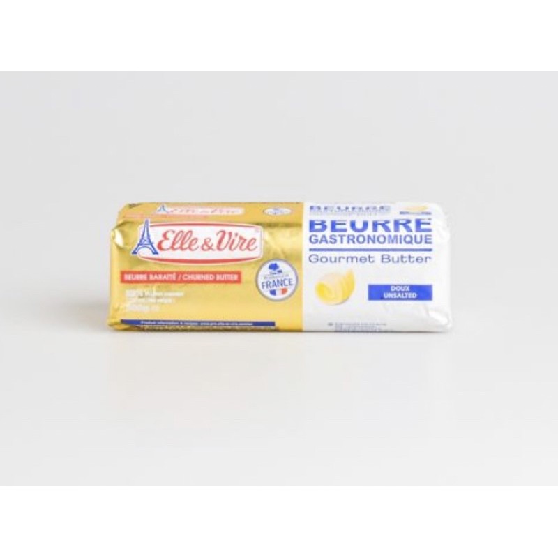 

elle & vire unsalted butter 500 gr