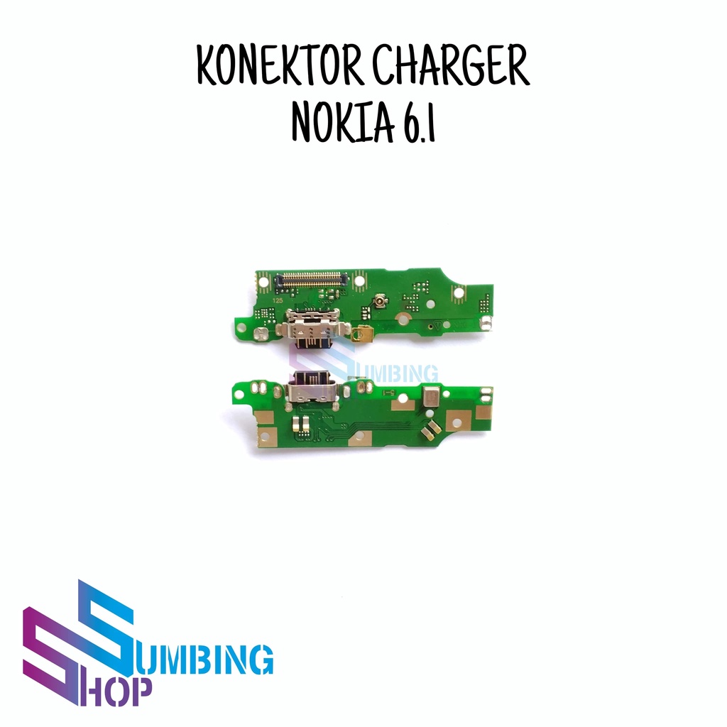 Konektor Charger Nokia 6.1 Pcb Board Usb Papan Con Cas Mic