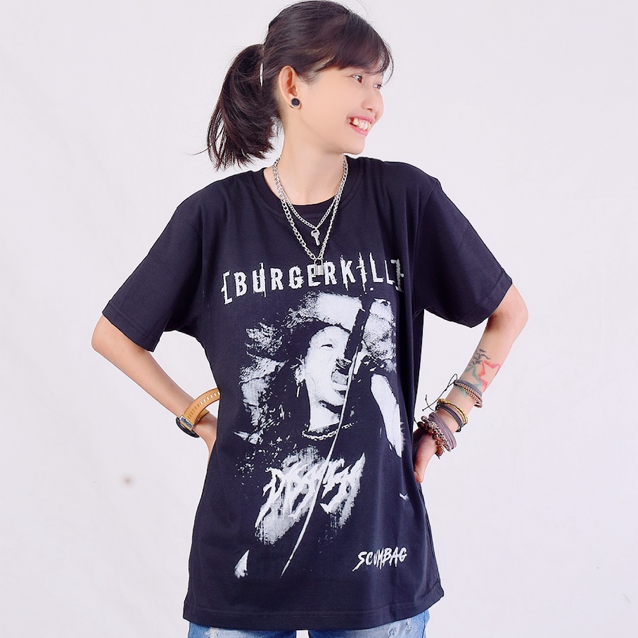 Kaos Musik Band Metal Murah Burgerkill Ivan Scumbag Anjing Tanah