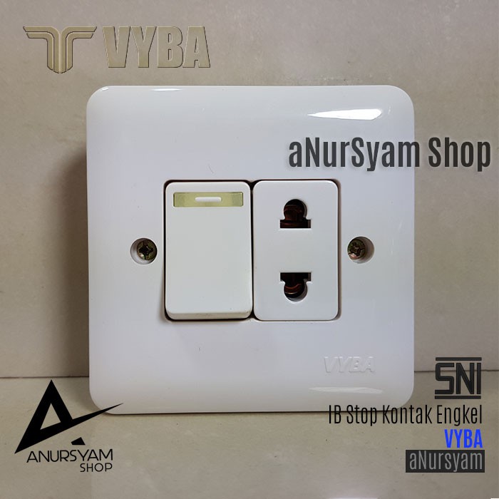 IB Stop Kontak Engkel VYBA NCE-5361U / IB Stop Saklar Radium VYBA