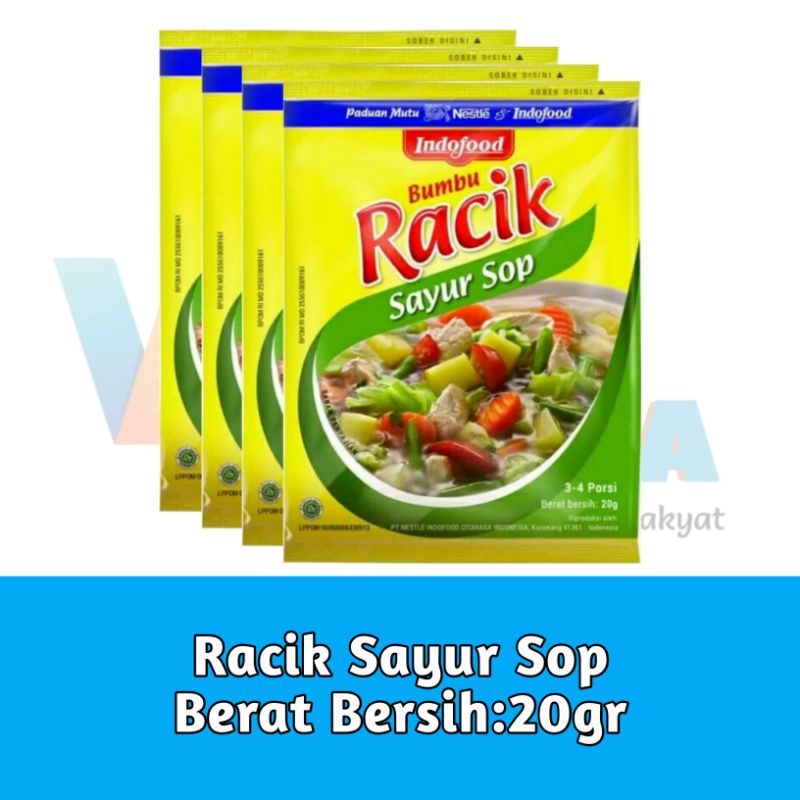 

Racik Sayur Sop 4pcs 20gr