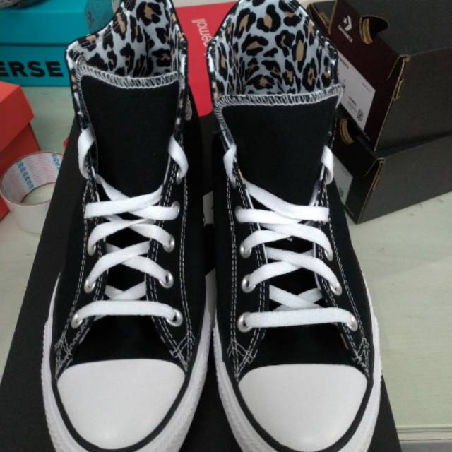 Converse all star leopard
