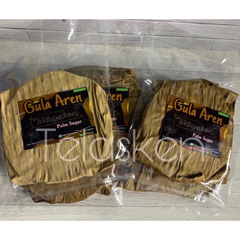 

PREMIUM GULA AREN TELASKEN (BESAR) ASLI 100% GULA MERAH. tanpa pengawet