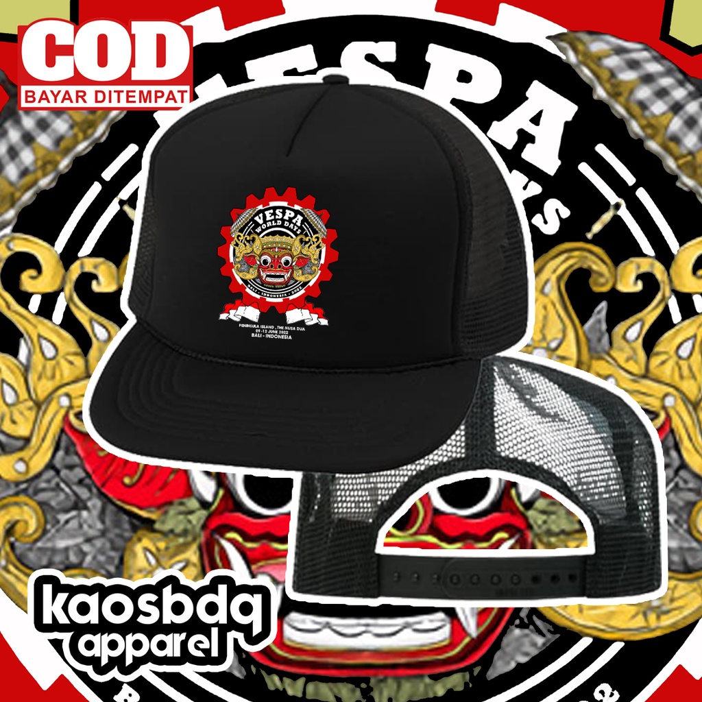 TOPI VESPA WORLD DAYS BALI 2022 VWD 22