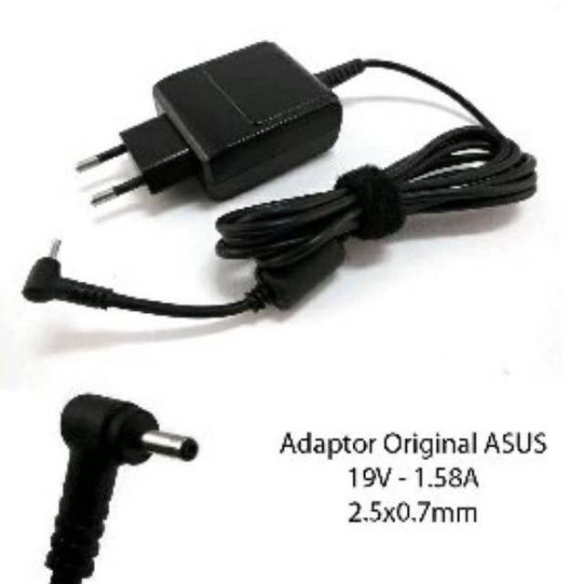 Adaptor Asus eee pc 1015 19V 1.58A Hitam