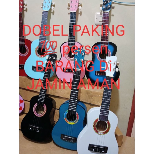 BERGRANSI PENGIRIMAN _RUSAK/PATAH, Ukulele senar 4 BoNUS Pic