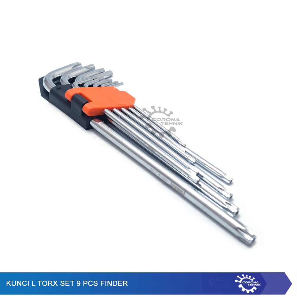 Finder - Kunci L Torx Set 9 Pcs