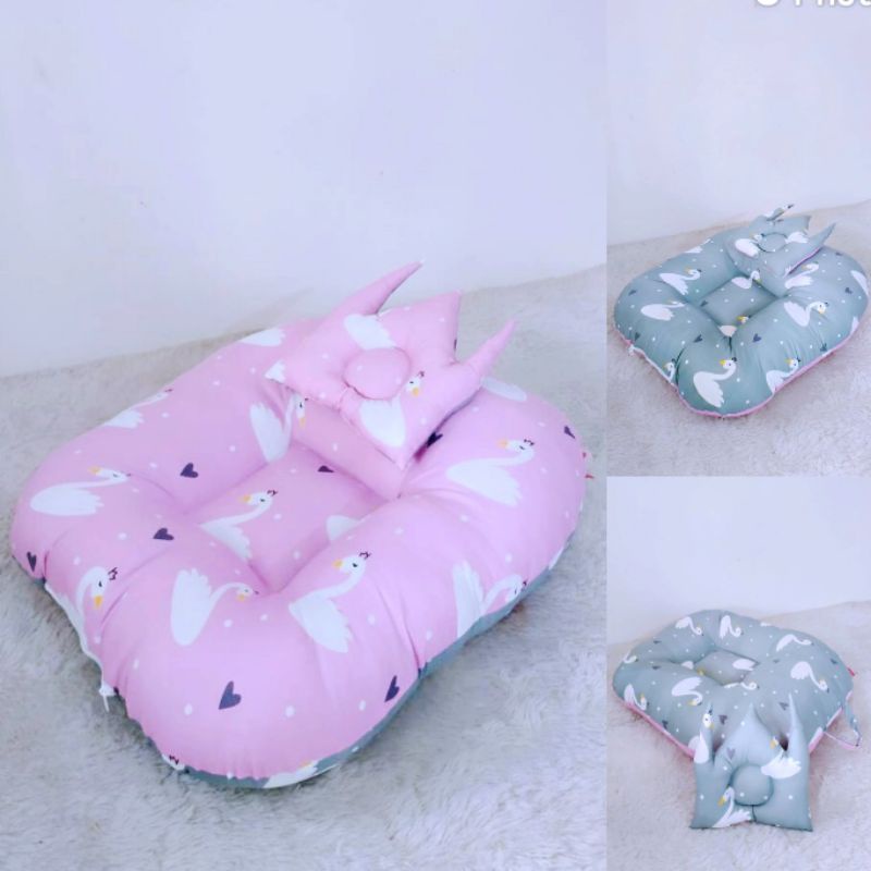 Sofa Bayi Multifungsi / Kasur Bayi Empuk GRATIS Bantal Anti Peyang-Swan