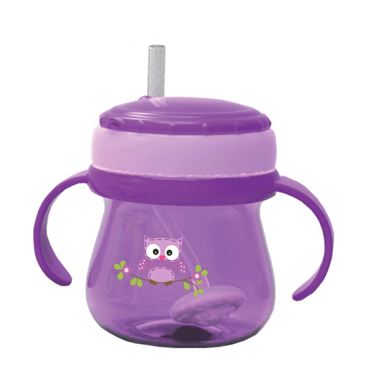 Baby Safe Training Cup with Weighted Straw 250ml Botol Minum Sedotan dengan Pemberat JP019