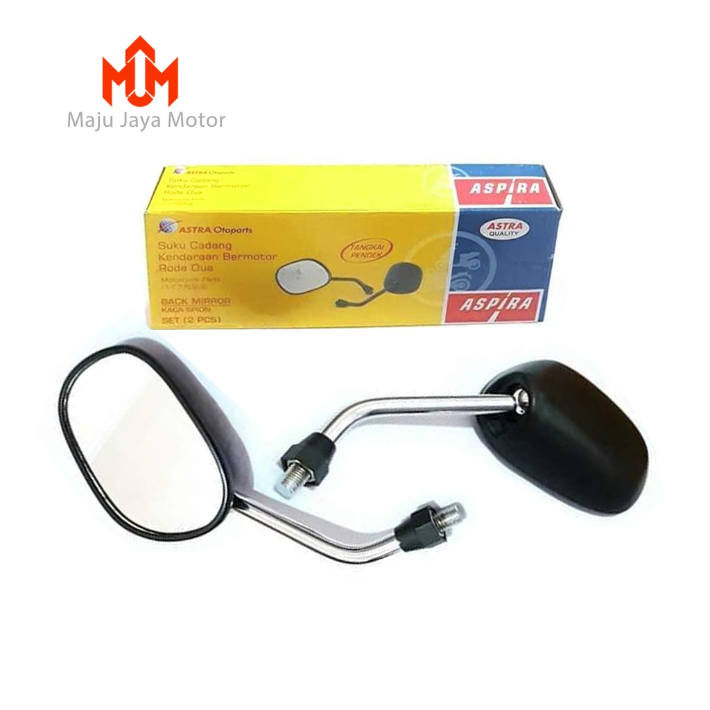 Kaca Spion Motor Honda Legenda Grand Impresa Supra Karisma Kirana Cb GL 100 Max Pro Megapro Tangkai Pendek Panjang Original Aspira