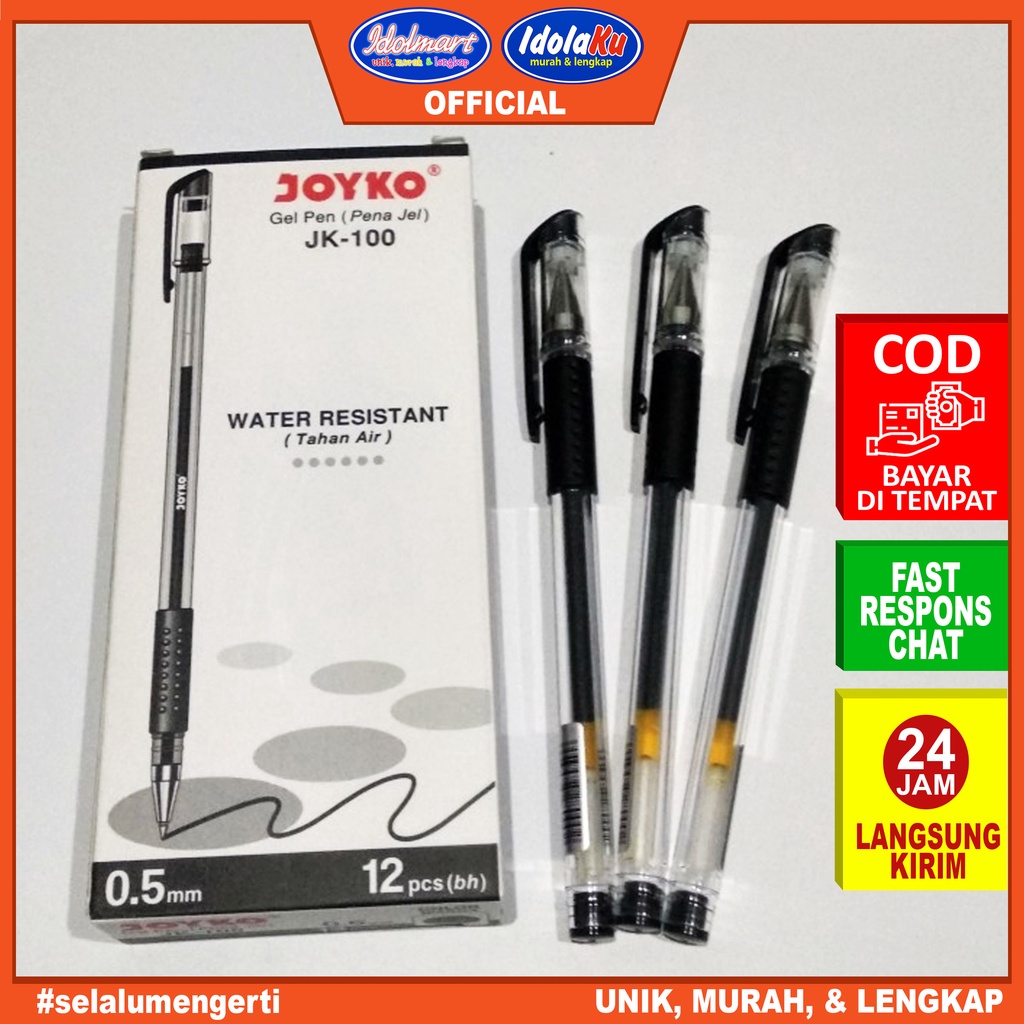 

IDOLMART TANGERANG Pulpen Joyko Jk-100 / Pcs