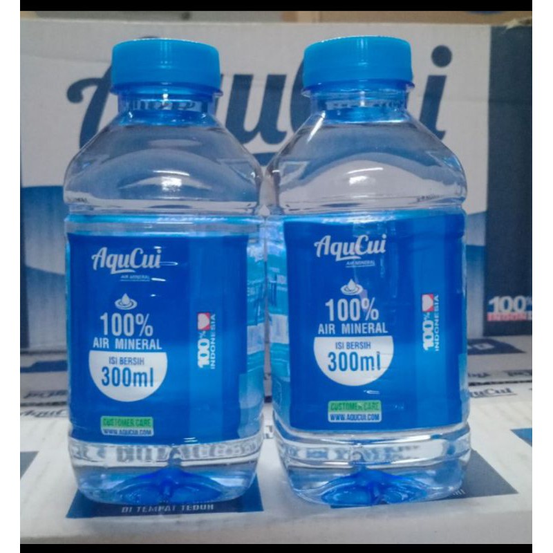 air mineral aqucui 300ml botol kotak termurah semalang raya