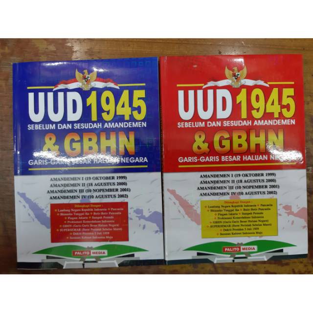 BUKU UUD 1945 AMANDEMEN DAN GBHN.
