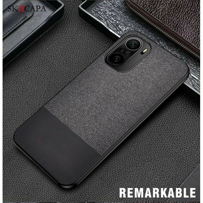 Redmi Note 10 / Note10 Pro Softcase Denim Cover Soft Case Silikon