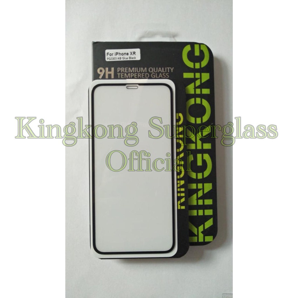 Kingkong Tempered Glass Iphone XR Full Glass Full Glue Tempered iphone xr