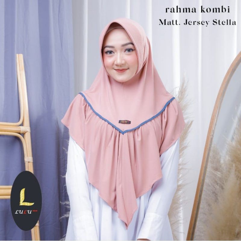 HIJAB INSTAN RAHMA ORI BY LULU HIJAB JILBAB INSTAN TERBARU MODEL RAHMA KERUDUNG INSTAN LULU TERLARIS
