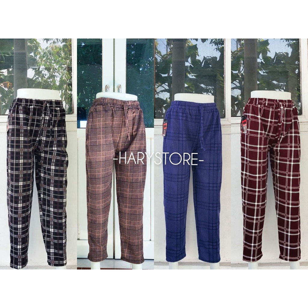 Celana panjang motif SJB / leging pensil / legging wanita fit XXL / 3L Jumbo harian santai murah