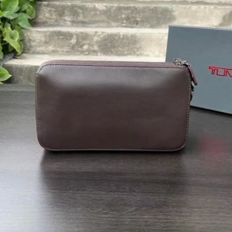 handbag tumi tas tangan mirror quality clutch kulit asli leather